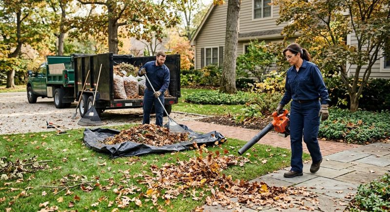 Fall Lawn Cleanup Service in Ventura County, CA